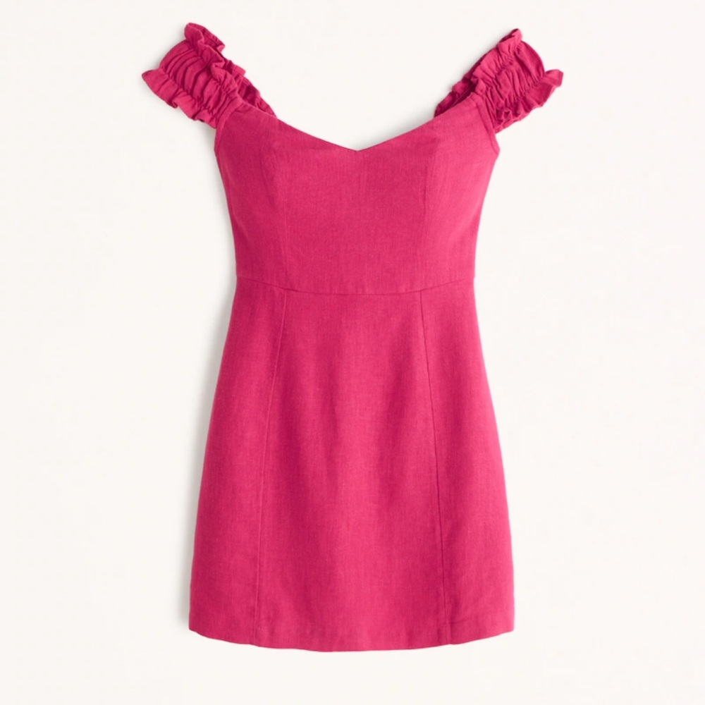 Abercrombie Off-The-Shoulder Corset Mini Dress